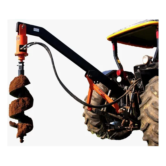 Perfurador Solo Trado Para Trator Yanmar Massey John Derre Foto 1