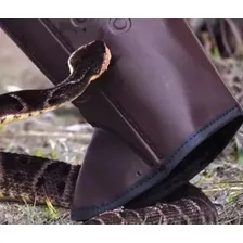 Perneira Couro Sint Contra Picada Cobra Escoriações Sayro Foto mini 3
