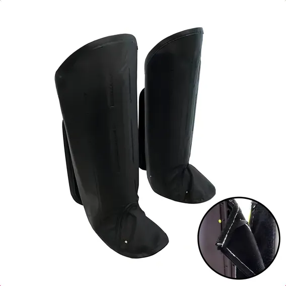 Perneira Velcro 3 Talas Caneleira Proteção Cobra Roçadeira Foto 1