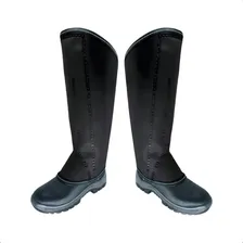 Perneira Velcro 3 Talas Caneleira Proteção Cobra Roçadeira Foto mini 4