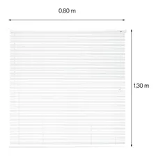 Persiana Evolux Horizontal Pvc 80x130 Cm Linha Off Cor Branco Foto  mini 1