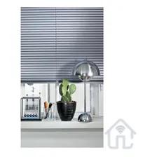 Persiana Horizontal Cortina Pronta 25mm Pvc 120x130cm Cores Cor Persiana Horizontal Cortina Cinza Foto mini 3