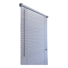Persiana Horizontal Cortina Pronta 25mm Pvc 120x130cm Cores Cor Persiana Horizontal Cortina Cinza Foto mini 1