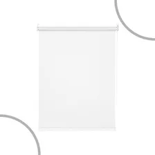 Persiana Rol么 Solar Screen - 1,60x2,20m - Pronta - Completa Cor Branco Foto mini 1