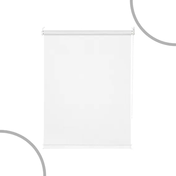 Persiana Rol么 Solar Screen - 1,60x2,20m - Pronta - Completa Cor Branco Foto 1