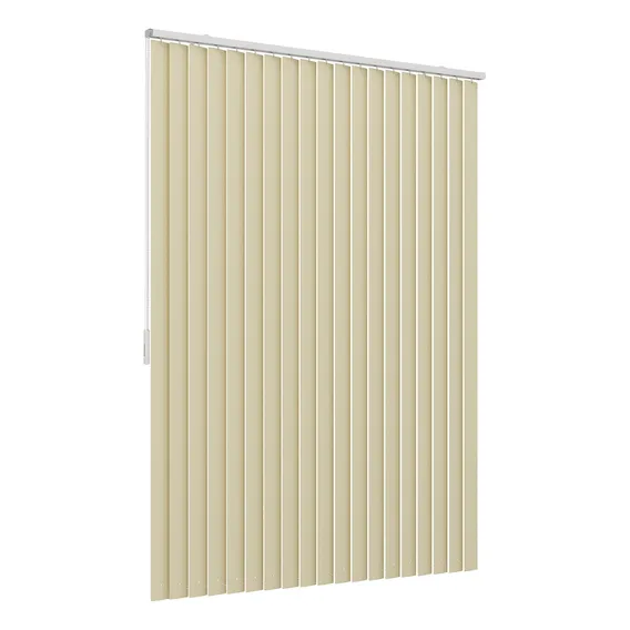 Persiana Vertical Pvc 1,60x1,70 Lateral Cor Camurça Foto 1