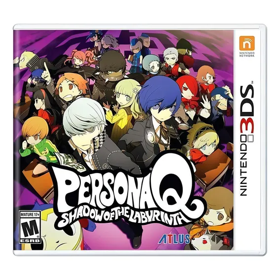 Persona Q Shadow Of The Labyrinth 3ds MĂdia FĂsica Lacrado Foto 1