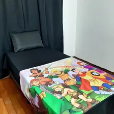 Personagem Infantil Lençol Caverna Do Dragão Desenho Animado Cor Preto Foto mini 4