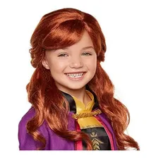 Peruca Da Anna Frozen Disney Infantil Cor Ruivo Foto mini 4