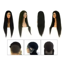 Peruca Front Lace 100% Cabelo Humano 60cm (fio Esticado) Foto mini 1