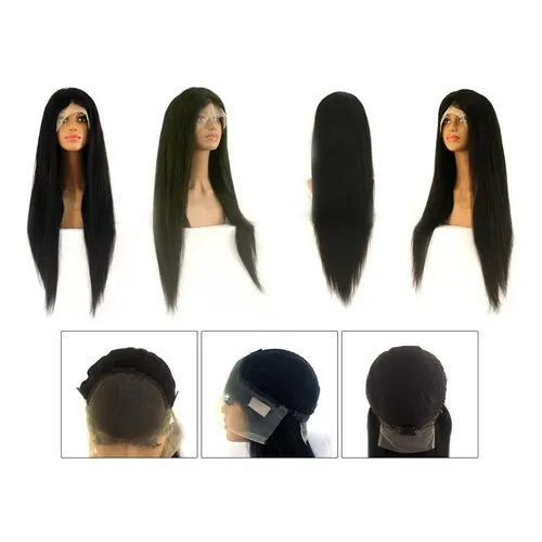 Peruca Front Lace 100% Cabelo Humano 60cm (fio Esticado) Foto 1