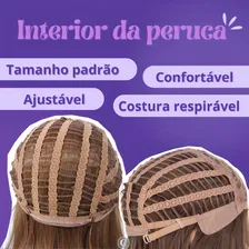 Peruca Lace Channel Preta Foto mini 4
