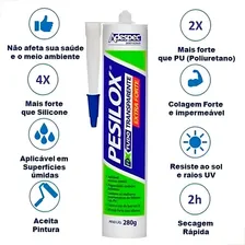 Pesilox kit com 12 cola multiuso fixtudo adespec 280g transparente extra forte Foto mini 4