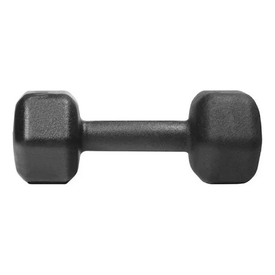 Peso Halter Para Musculação 1kg Preto Ferro Foto 1