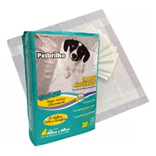 Petbrilho tapetes higiênicos 30 unidades brancas 60x60cm Foto mini  2