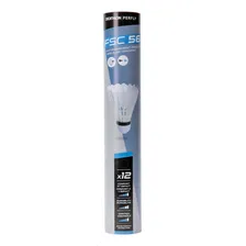 Peteca De Penas Badminton Fsc 560 Velocidade 77 (12 Petecas) Cor Branco Foto  mini 1