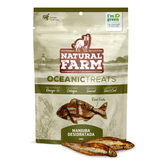 Petisco Natural Manjuba Desidratada Padrão Exportação 100g Foto 1