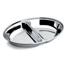 Petisqueira Inox 2 Divisões 20x14cm Foto  mini 1