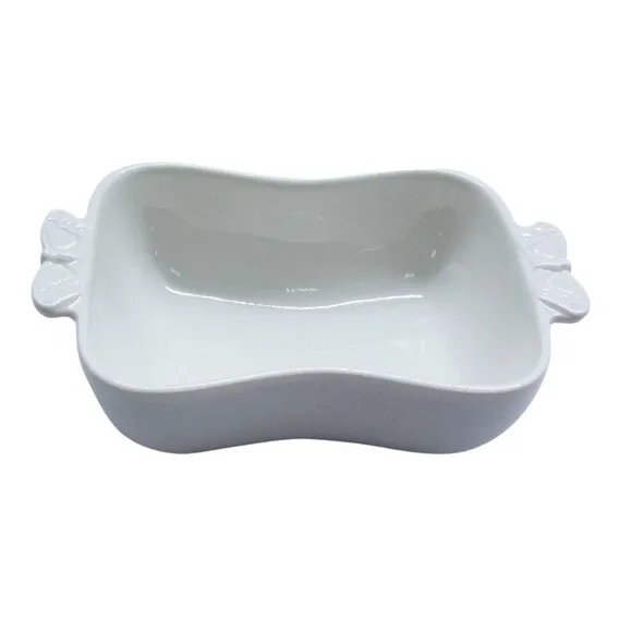 Petisqueira/molheira De Porcelana Retangular Hauskraft Foto 1