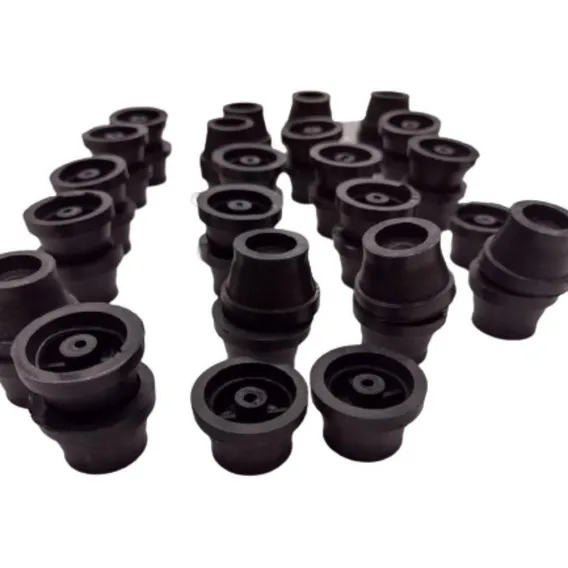 Pezinho Para Puff Sofá Rack Plástico Preto - 100 Unidades Foto 1