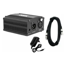 Phantom Power Asx Fantom 48v + Fonte + Cabo Xlr - 220v Foto  mini 1