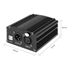 Phantom Power Fantom Power 48v Usb Microfone Condensador 110V/220V Foto mini 2