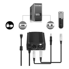 Phantom Power Usb Para Microfone Bm800 48 Volts P/ Note E Pc Foto mini 3