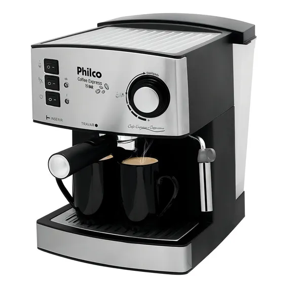 Philco 15Bar Preto/Prata Expresso Foto 1
