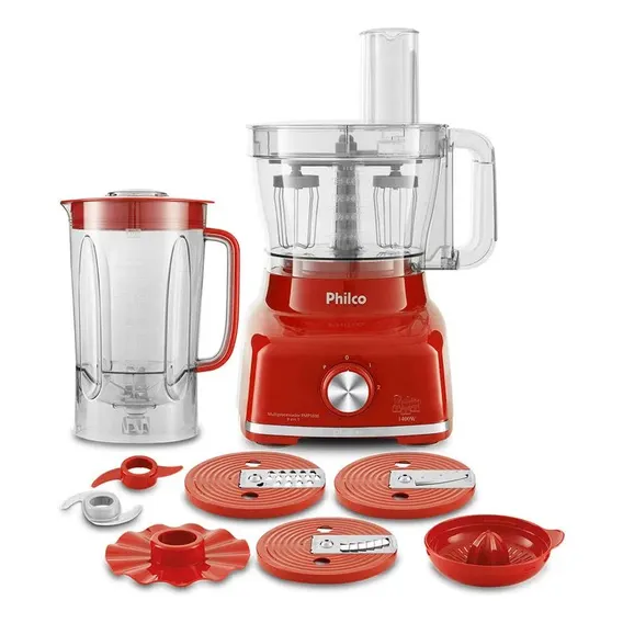 Philco Multiprocessador PMP1600 vermelho 220V 1400W Foto 1