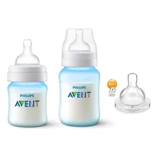 Philips Avent Anti-colic Clássica Kit Mamadeira 260ml azul Foto mini 1