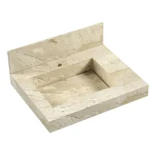 Pia De Banheiro Em Porcelanato Com Cuba Esculpida 60cm Slim Foto mini 1