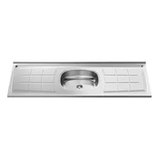 Pia De Cozinha Com Cuba E Válvula Bali 150cm Aço Inox - Ghel Foto mini 1