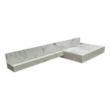 Pia Escupida bancada de porcelanato cor carrara Foto mini 4