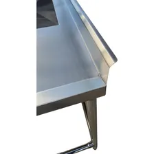 Pia Inox Bancada Mesa Tanque 180x60 Cuba Grande 90x45x40 Foto mini 3
