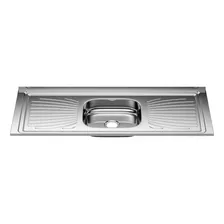 Pia Inox Monobloco Concretada Forminox 120 Cm Aço Ia Foto mini 3