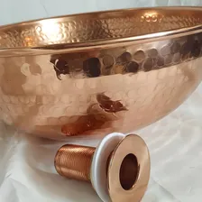 Pia Para Banheiro Lavabo 15 Litros Em Cobre Com Alças Válvula Inclusa Foto mini 3