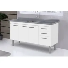 Pia Para Cozinha Em Mármore Sintético Com Cuba Em Dh Foto mini 2