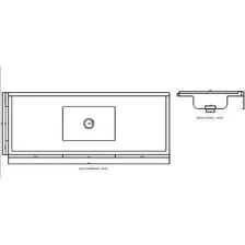 Pia Para Cozinha Mármore Sintético Bojo Inox Cfwt Foto mini 2