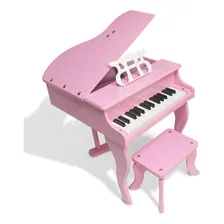 Piano De Cauda Infantil Acustico 30 Teclas - Cores Diversas Cor Rosa Foto mini 2