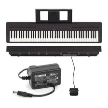 Piano Digital Yamaha P-45 Preto Com Fonte E Pedal Foto mini 1