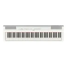 Piano Digital Yamaha P121 Wh Branco Com Pedal Sustain Foto mini 2