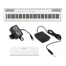 Piano Digital Yamaha P121 Wh Branco Com Pedal Sustain Foto mini 1