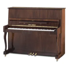 Piano Fritz Dobbert 126 Preto Acústico Vertical Modelo Pared Cor Marrom Foto mini 1
