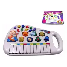 Piano Teclado Musical Bichos Infantil Sons Eletr么nico Foto mini 1