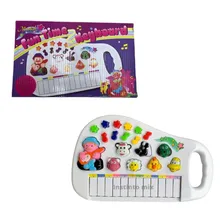 Piano Teclado Musical Bichos Infantil Sons Eletrônico Foto mini 4