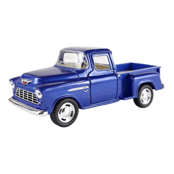 Pick Up Chevy Stepside 1955 Kinsmart 1:32 Azul Foto 1