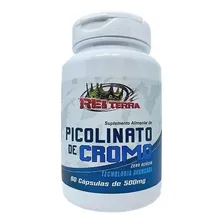 Picolinato De Cromo 60 Cap 1xdia 500mg Maior Concentração Foto mini 1