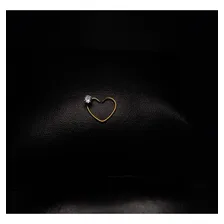 Piercing Daith Coração C/ Ponta De Luz Dourado Lado Esquerdo Foto mini 3