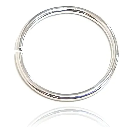 Piercing De Nariz Argola Em Ouro Branco 18k Foto 1