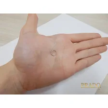 Piercing De Nariz Argola Em Ouro Branco 18k Foto mini 4